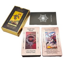 Beginner Tarot Deck With Meaning Keywords | Rose Gold Premium Gold Foil ... - £21.02 GBP