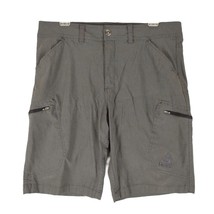 GERRY&#39;S Men&#39;s 36 Stretch Cargo Hiking Shorts, Gray 10&quot; Inseam, Rayon-Nyl... - £15.21 GBP