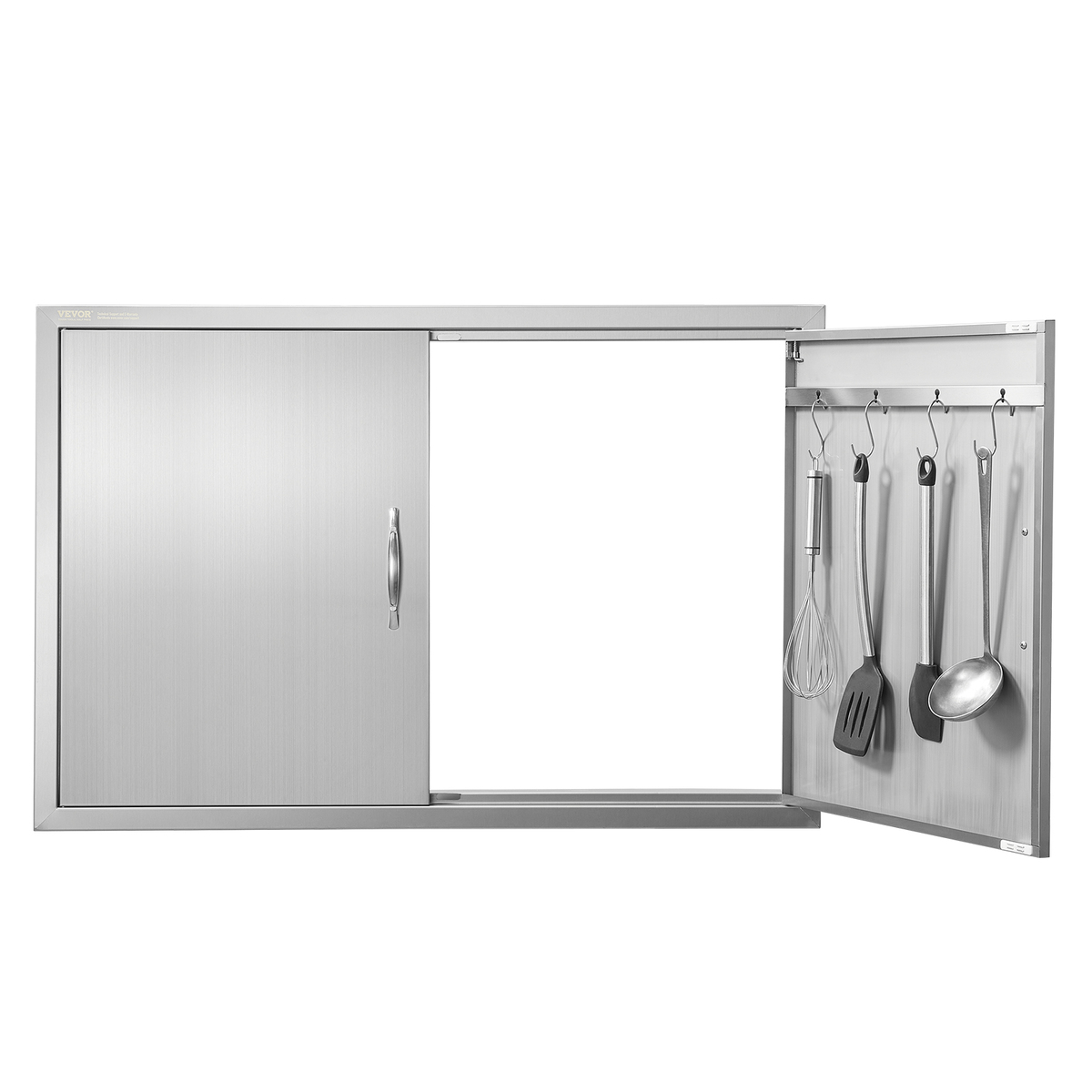 VEVOR BBQ Access Door, 39W x 26H in, 2 Outdoor Kitchen Door,  Flush Moun... - $99.99