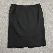 Etcetera Skirt Womens 10 Black Midi Straight Pencil 100% Wool Formal Adults - €15,37 EUR