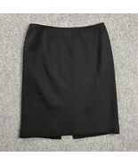 Etcetera Skirt Womens 10 Black Midi Straight Pencil 100% Wool Formal Adults - €15,37 EUR