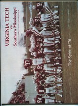 Virginia Tech Vs Southern Mississippi Ncaa Football Program 9/19/1976-vf/nm - $67.90