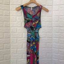 Love-T keyhole waist colorful maxi dress - £21.03 GBP