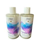 2x Dove Bath Therapy Renew Bath &amp; Shower Gel Wild Violet &amp; Pink Hibiscus... - $655.01 MXN