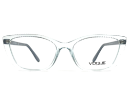 Vogue Eyeglasses Frames VO5217 2616 Transparent Azure Cat Eye Full Rim 5... - $54.44