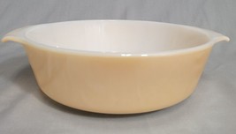 Vintage Anchor Hocking Fire King #437 Peach Luster Casserole Dish 1 1/2 Quart - £6.12 GBP