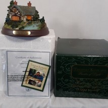 Thomas Kinkade A Quiet Evening Lighted Cottage Memories of Home with COA Box - £18.59 GBP