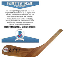 Oscar Fantenberg Calgary Flames Auto Hockey Stick Beckett Autographed Proof - £100.49 GBP