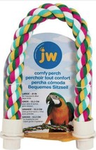 JW Pet Flexible Multi-Color Comfy Rope Perch For Birds - £14.27 GBP+