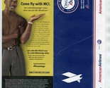 American Airlines Jacket Ticket Michael Jordan MCIWorldcom 2001 - £14.33 GBP