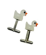 Unique GLOW IN THE DARK DUCK CUFFLINKS handmade CUFFS boxed GIFT BOX min... - €12,89 EUR