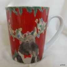 PaperProducts Design Christmas Mug Moose / Reindeer  4&quot; - £12.65 GBP