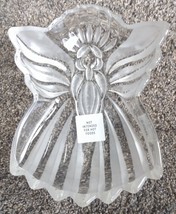 Gorham Holiday Traditions Angels of Peace 8½&quot; Crystal Multi Purpose Dish - £7.99 GBP