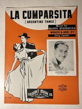La Cumparsita Argentine Tango - Jerry Costillo W Lawrence Well 1937 Sheet Music - $13.93