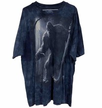 Skull Bone Bigfoot  Sasquatch T Shirt Mens Size 2XL Blue - £36.28 GBP