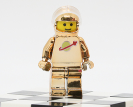 Custom minifigure spaceman astronaut Metallic Gold space series GO1139  image 10