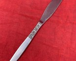 International Silver Dinner Knife INS136 Satin Korea Floral Flatware - $12.38
