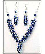 Set Di Collana E Orecchini Realizzato In ARGENTO E LAPIR - $1,597.03 MXN