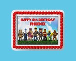 8x11 inch edible cake topper by creatsy  top  roblox red thumb155 crop