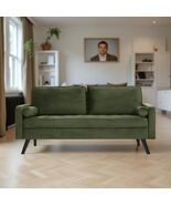 Mercury Row Brumback 69.7&quot; Velvet Sofa – Forest Green, Modern Square-Arm... - €218,73 EUR