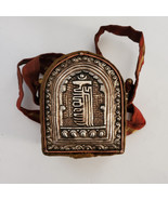 Tibetan Buddhist Kalachakra Tenfold Powerful Symbol Ghau Box/Amulet - Nepal - £70.60 GBP