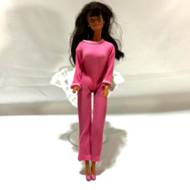 Vintage Barbie Pink Pajamas Long Johns Sleepwear 1980s No Doll Included - £6.36 GBP