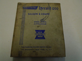 Triumph Herald 1200 Saloon &amp; Coupe de Rechange Parties Catalogue Manuel ... - $84.99