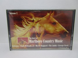 Vintage Music Cassette Tape The Best Of Marlboro Country Music Vol 2 Sealed 1986 - £4.66 GBP