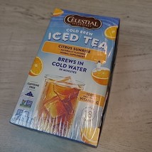 Celestial Seasonings Cold Brew Iced Tea Citrus Sunrise 18 ct Exp Jan 202... - £3.53 GBP