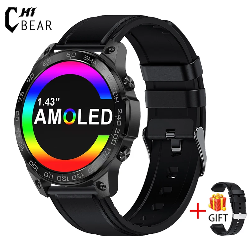 143 466x466 AMOLED screen Men Smart Watch IP68 Waterproof Screen Always Show 400 - £42.63 GBP