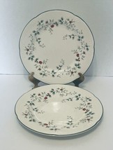 Pfaltzgraff Winterberry Dinner Plates Holly Berries 15th Anniversary Back Stamp - £22.50 GBP
