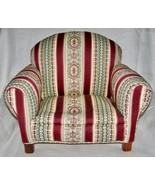 VINTAGE SALESMAN SAMPLE FULLY UPHOLSTERED SMALL ARM CHAIR, DOLL SIZED-MU... - $1,071.47 MXN