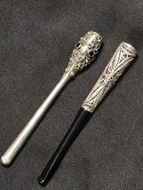 Two Asian made .800 SILVER cigarette holders.C.1950-70 - $12.00