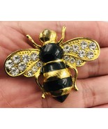 New Izzy &amp; Liv Bumble Bee Brooch Pin Rumble With The Bee w/ Pouch 1.5&quot; x 2&quot; - $9.49