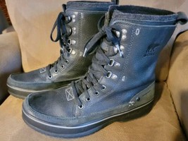 Mens Black Sorel Kingston Peak Moc Boot  Sz 12 - £39.27 GBP