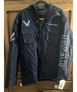 U.S Air Force Hooded Canvas Jacket Men&#39;s Size Medium NWT - $118.75