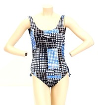 Dolce Vita Reversible Blue One Piece Swim Suit Women&#39;s Size L  NWT - $119.99