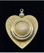 Vtg. Enzo Incabloc Heart Pendant Mechanical Watch 17 Jewel Tested up-sid... - $41.97