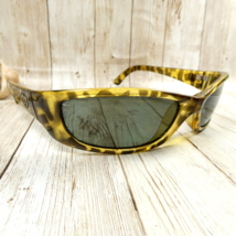 Electric Crystal Green Animal Print Wrap Sunglasses FRAME ONLY Digit  58-16-120 - £31.78 GBP