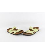 Vintage Birkis Birkenstock Womens Size 5 Stretch Strap Sandals Lime Green - $67.80 CAD