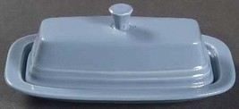 New Fiesta-Cobalt Periwinkle Blue Butter Dish With Cover by Homer Laughlin - £75.49 GBP