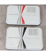 Sanford  Micro Cellular Foam Stamp Pad Black &amp; Red Ink Made In USA  SEAL... - $16.65
