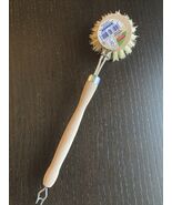 Vintage Kellogg Quality Vegetable Brush Beige Stiff Natural Bristles Germany - $13.80 CAD