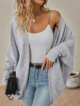 Open Front Dropped Shoulder Cardigan - £31.11 GBP