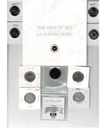 A CANADAIN COIN SET/WAR OF 1812 COLLECTION/8-25 c/4 poppy/4 silver/1812x... - $47.85 CAD