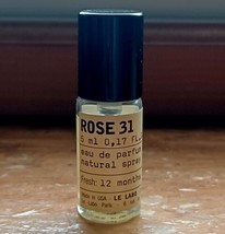 Le Labo Rose 31 Eau De Parfum 0.17oz ~ 5ml Travel Portable Size Bottle New - £22.61 GBP