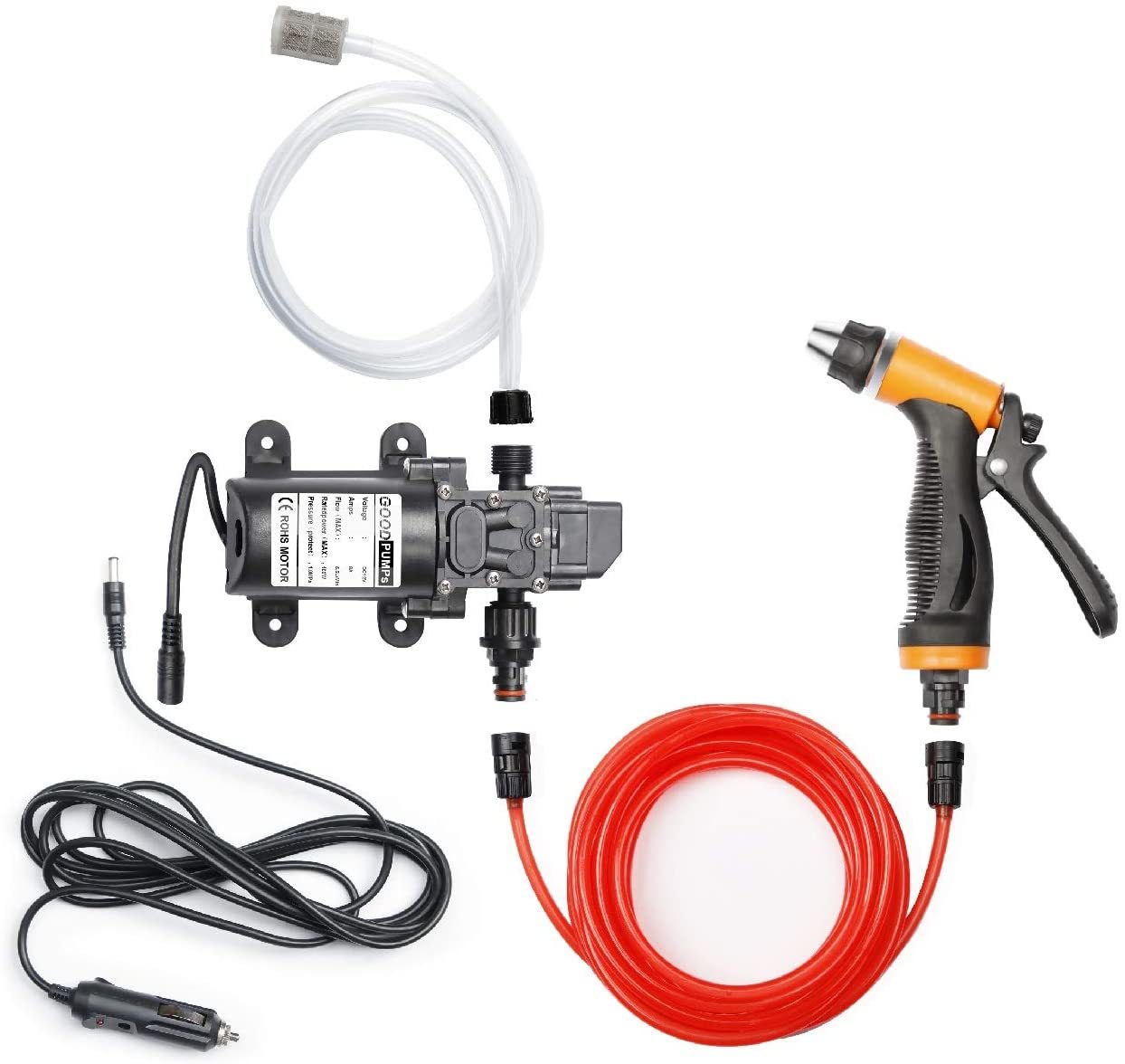 Bang4buck Portable Intelligent Electric Pressure Washer Pump 100W 160 PS... - $46.99