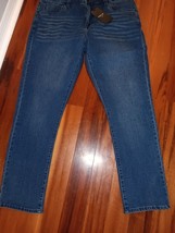 KENNETH COLE NY MEN&#39;S STRAIGHT FIT LUCA BLUE JEANS 38X30 COTTON STRETCH ... - $31.67