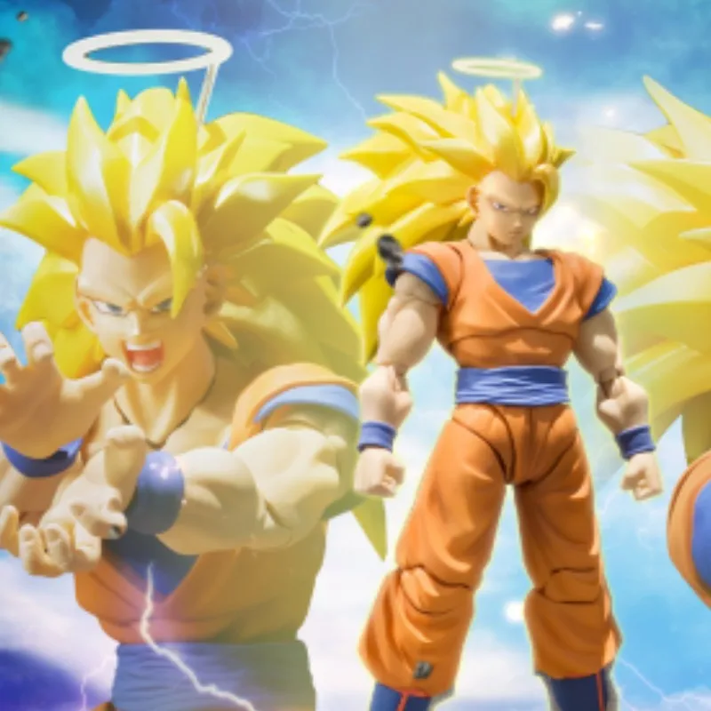 Original Bandai Shfiguarts Dragon Ball Super Son Goku Ssj3 Saiyan 3 Gift Anime - £108.68 GBP