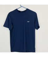 REEBOK Play Dry Fit Blue Short Sleeve Athletic T Shirt Men&#39;s Size XL - £9.31 GBP